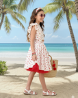 Compleu casual din bumbac cu inimioare - Penelope