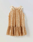 Rochie bleumarin din paiate accesorizata cu fundite pentru fete - 6 ani LIVRARE 24H