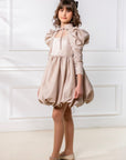 Rochie nude eleganta pentru fete - Rita