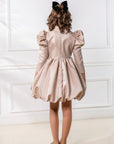 Rochie nude eleganta pentru fete - Rita