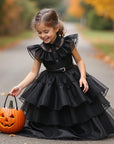 Rochie neagra Halloween Party pentru fete - 13