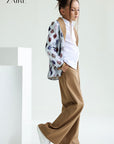 Compleu elegant pentru fete, sacou din paiete si pantalon evazat - Dorly