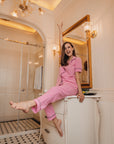 Pijama dama roz