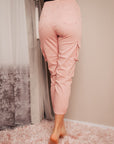 Pantaloni dama sport roz