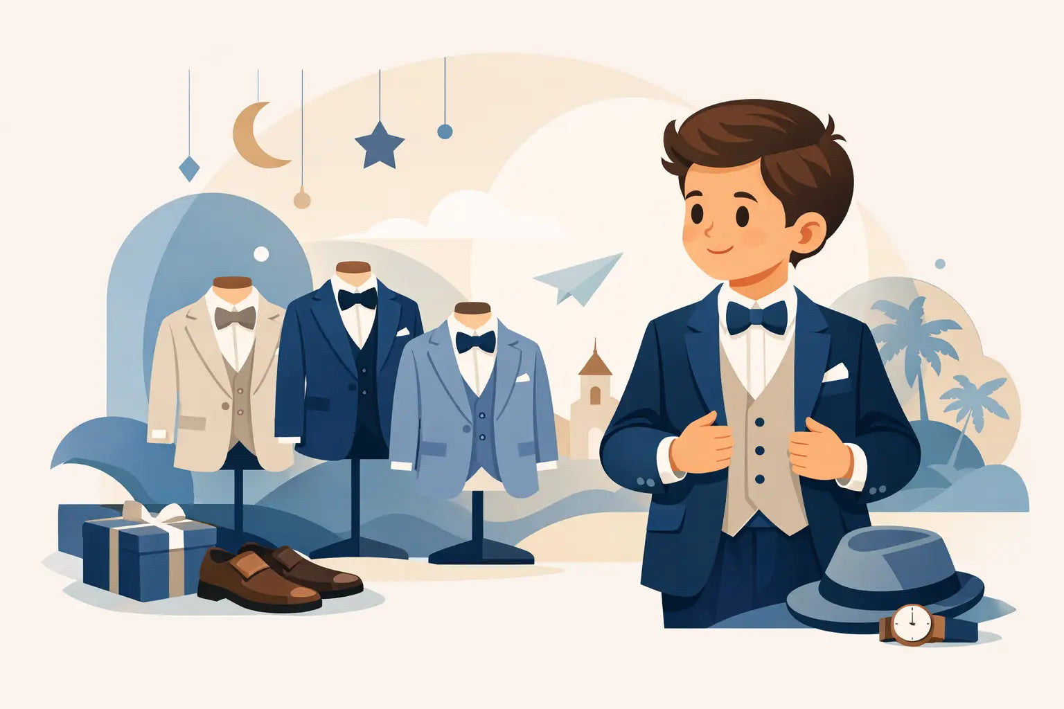 Costum pentru băieți la ceremonii cu stil