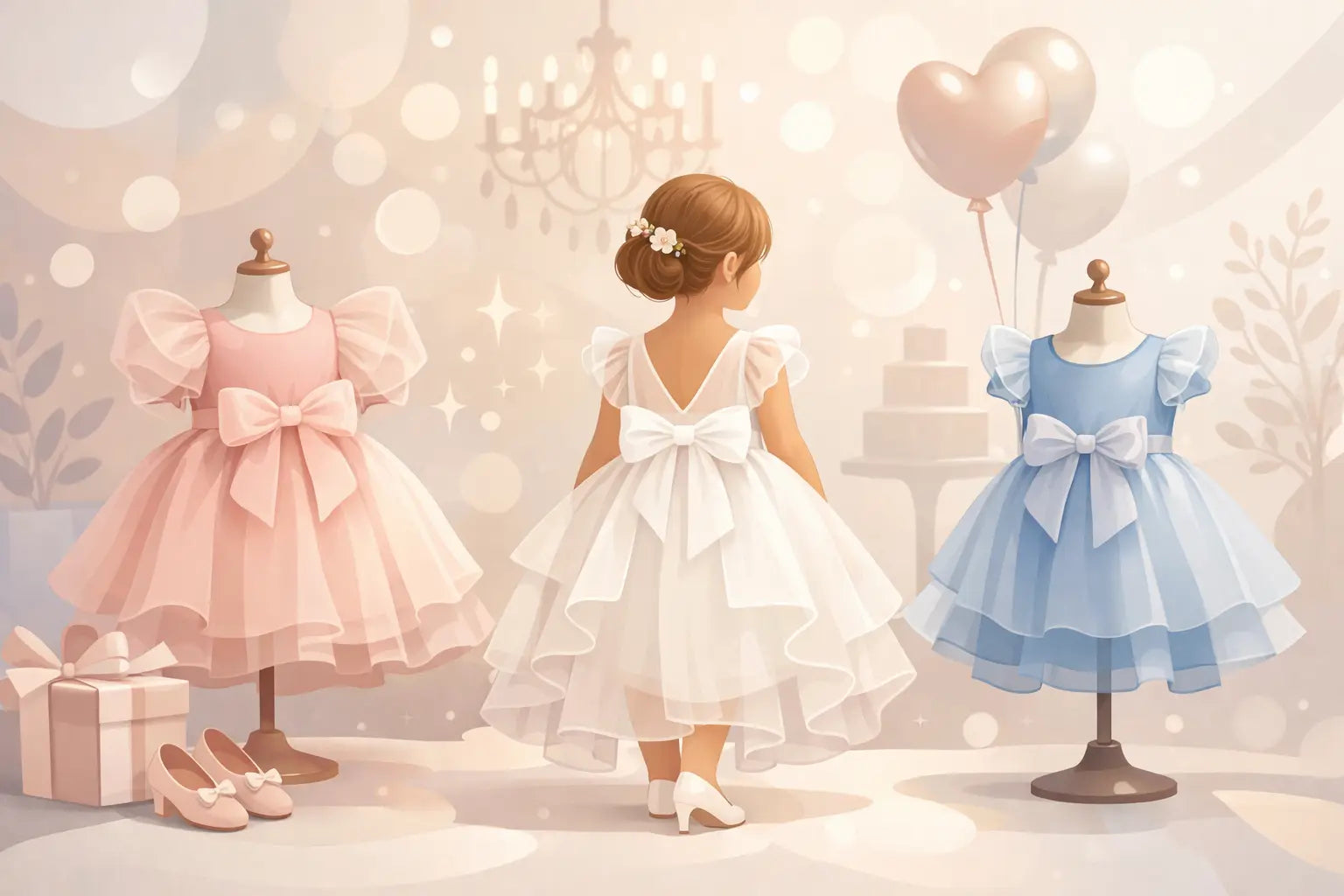 Rochii fete din organza pentru ocazii speciale