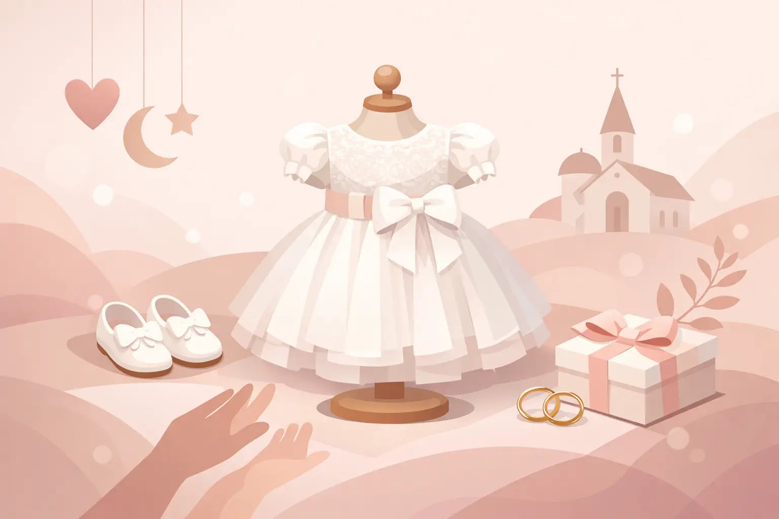 Rochie fete botez elegantă - cum alegi bine