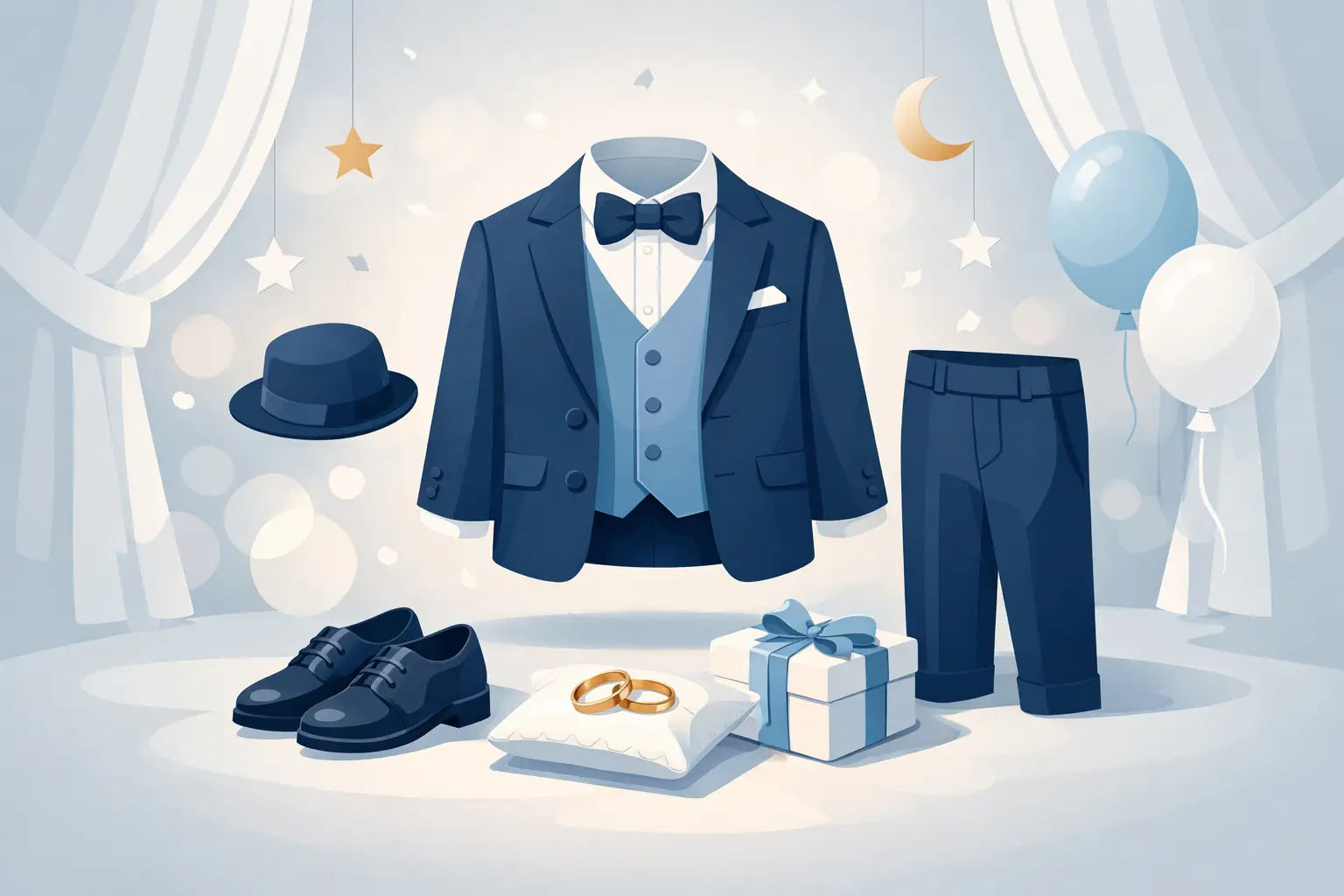 Set elegant pentru băiat la ceremonie specială