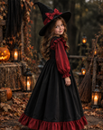 Rochie Halloween de vrăjitoare + pălărie pentru fete – Batty