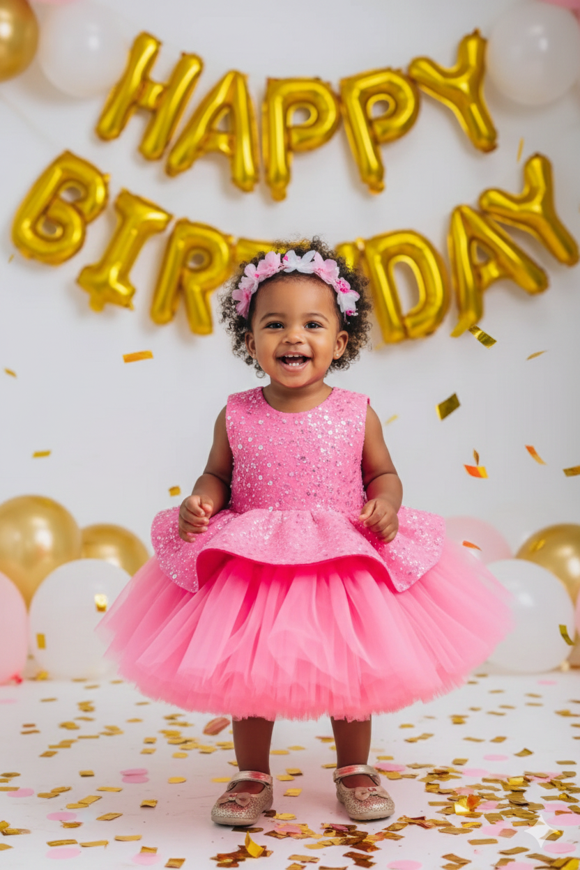 Rochie neagra eleganta din dantela cu perle si volane din tulle pentru fete - Candy