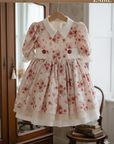 Rochie vintage eleganta cu flori pentru fete - Bella