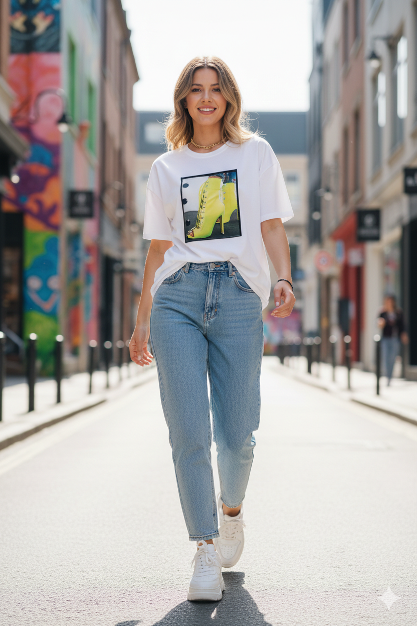 Tricou dama cu aplicatii 3D