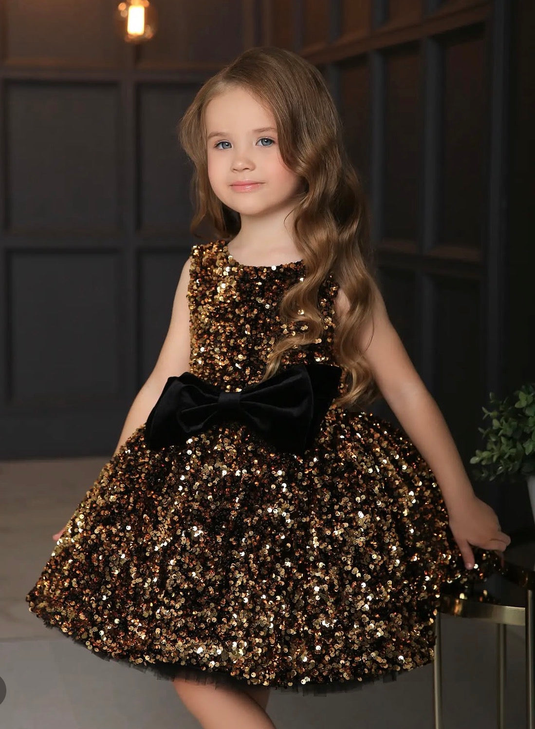 Rochie argintie eleganta din paiete pentru fete - Millie