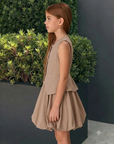 Compleu casual din in pentru fete - Mara
