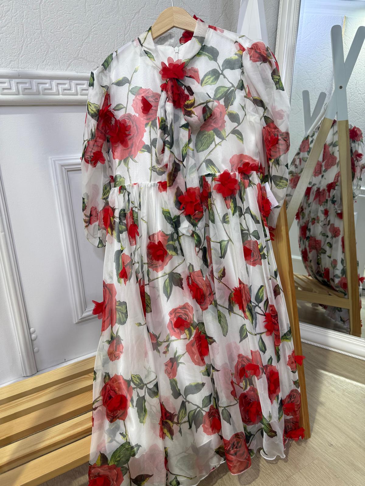 Rochie din matase pentru fete - 12 ani