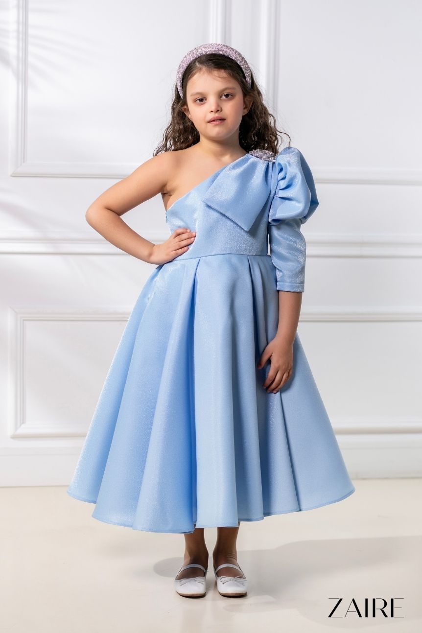 Rochie Bleu Eleganta fete - Vera