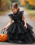 Rochie neagra Halloween Party pentru fete - 13