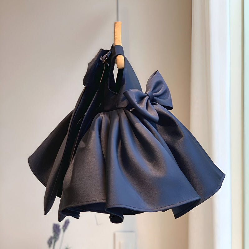 Rochie verde eleganta din tafta pentru fete - Leya