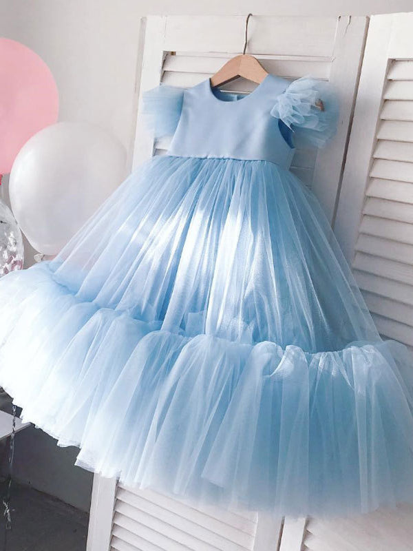 Rochie galbena eleganta din tafta si tulle pentru fete - 6 ani (produs disponibil in stoc) - 3 | YEO