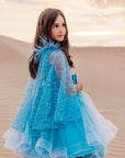 Rochie bleu eleganta pentru fete - Thais