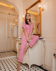 Pijama dama roz